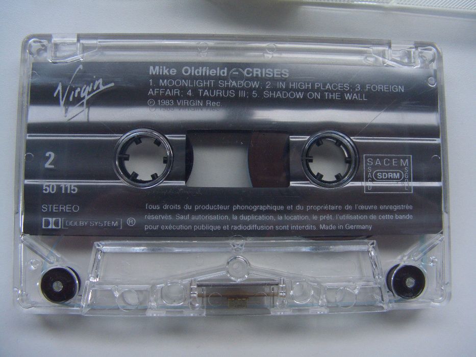 K7 cassette vintage Mike Oldfield