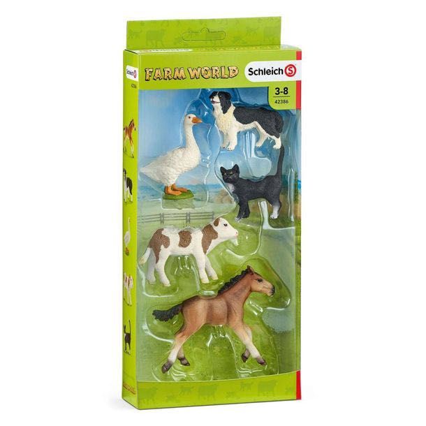 Zestaw 5 zwierząt wiejskich z farmy 42386 schleich nowe sklep