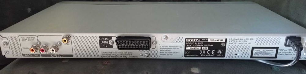 Odtwarzacz DVD Sony DVP NS 355