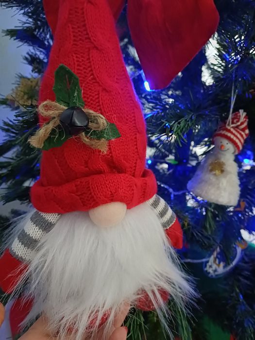 Decoração Natal : Gnome com luz - Novo!