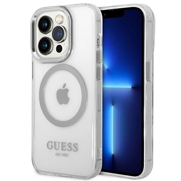 Guess Metal Outline Magsafe Etui do iPhone 14 Pro Max 6,7"