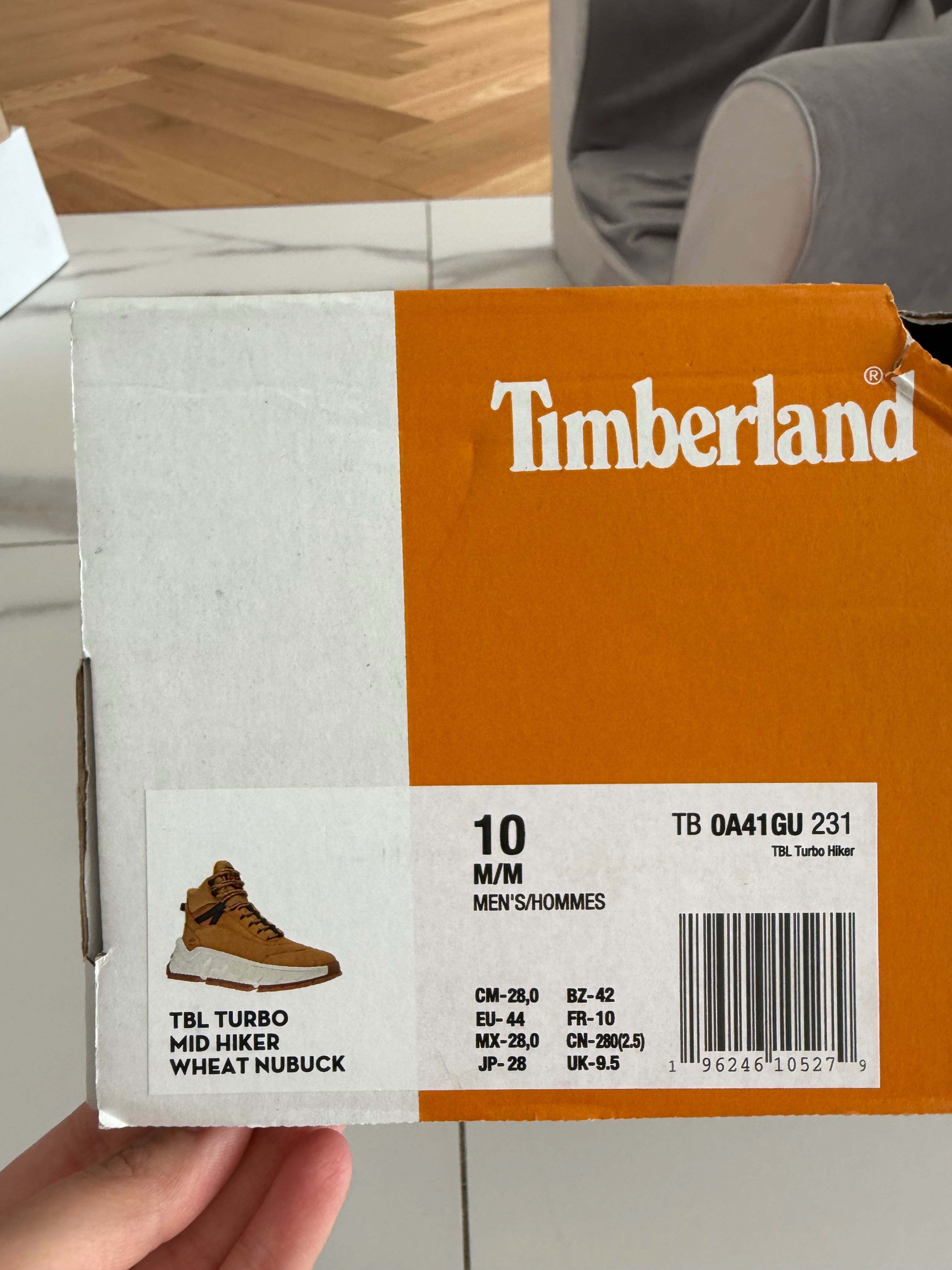 Buty Timberland TBL Turbo Mid Hiker Wheat Nubuck – r. 44 (EU)