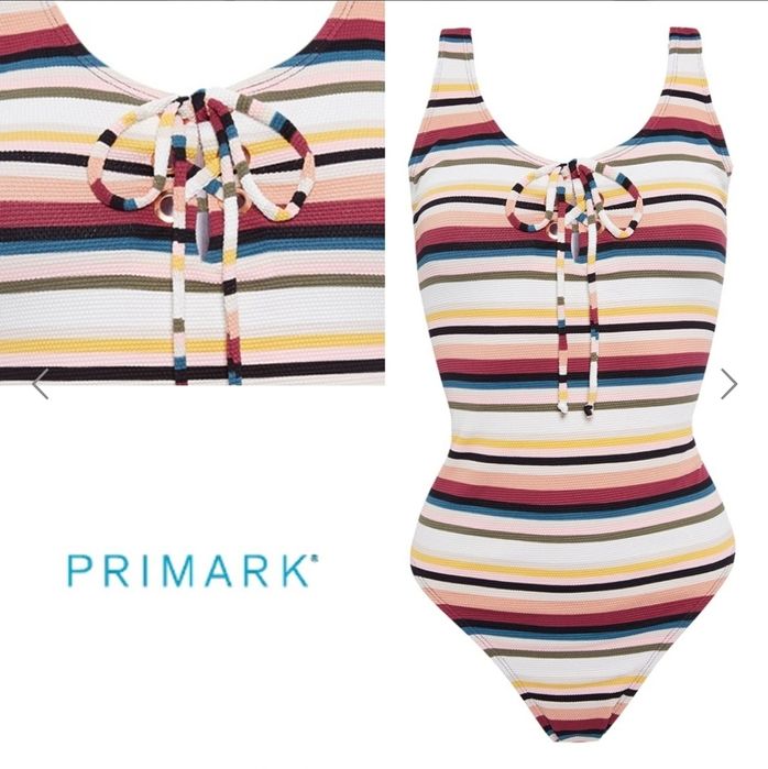 Полосатий купальник розмір С/М