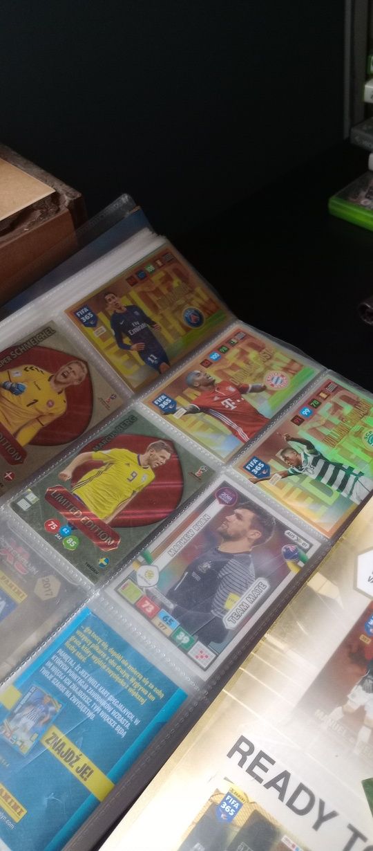 Karty panini różne roczniki