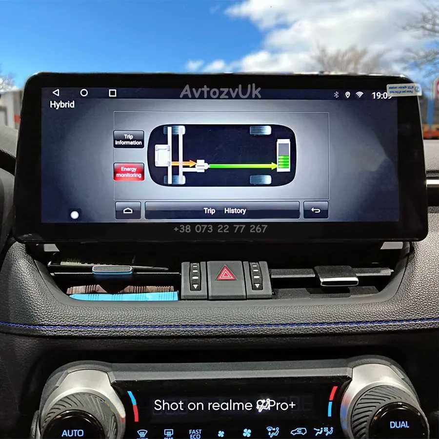 Магнитола RAV 4 Toyota RAV4 GPS РАВ4 2 дин Дисплей CarPlay Android 13