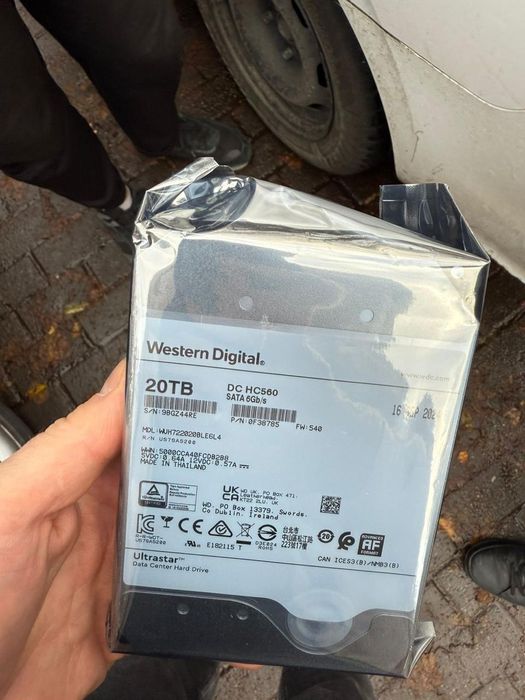 Жорсткий диск (терабайтник) HDD 20 TB