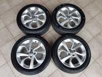Felgi alu OEM Opel Corsa E 6,5x16 is40 4x100 opony 195/55/16 czujniki