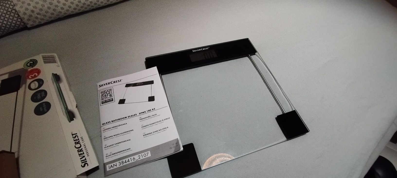 Waga elektroniczna szklana