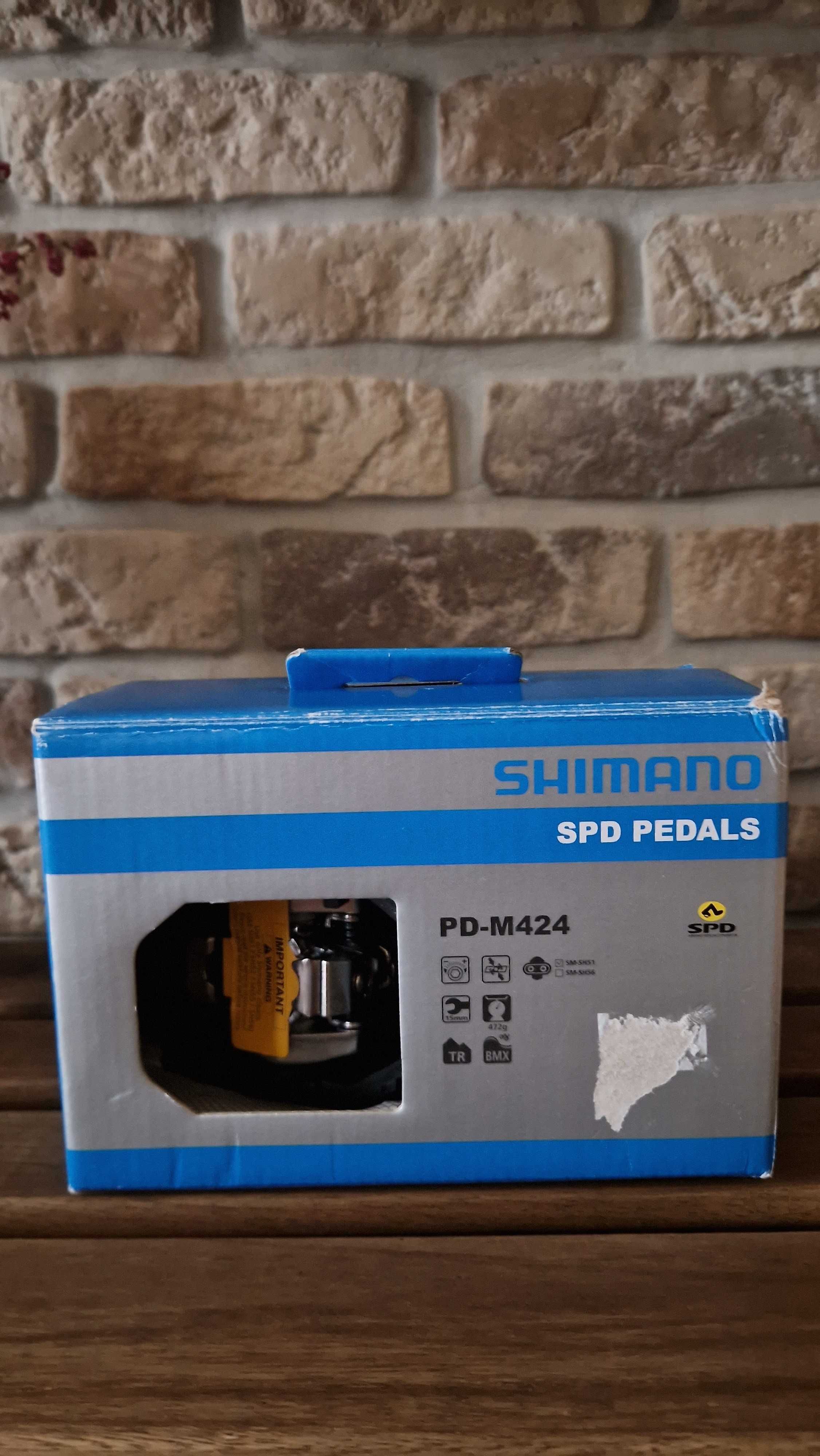 Pedały rowerowe SHIMANO SPD PD-M424