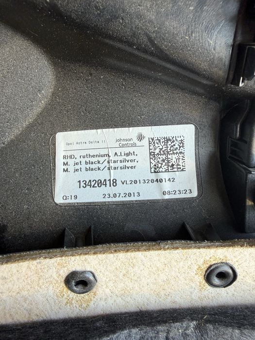 Forra Porta Condutor Opel Astra J