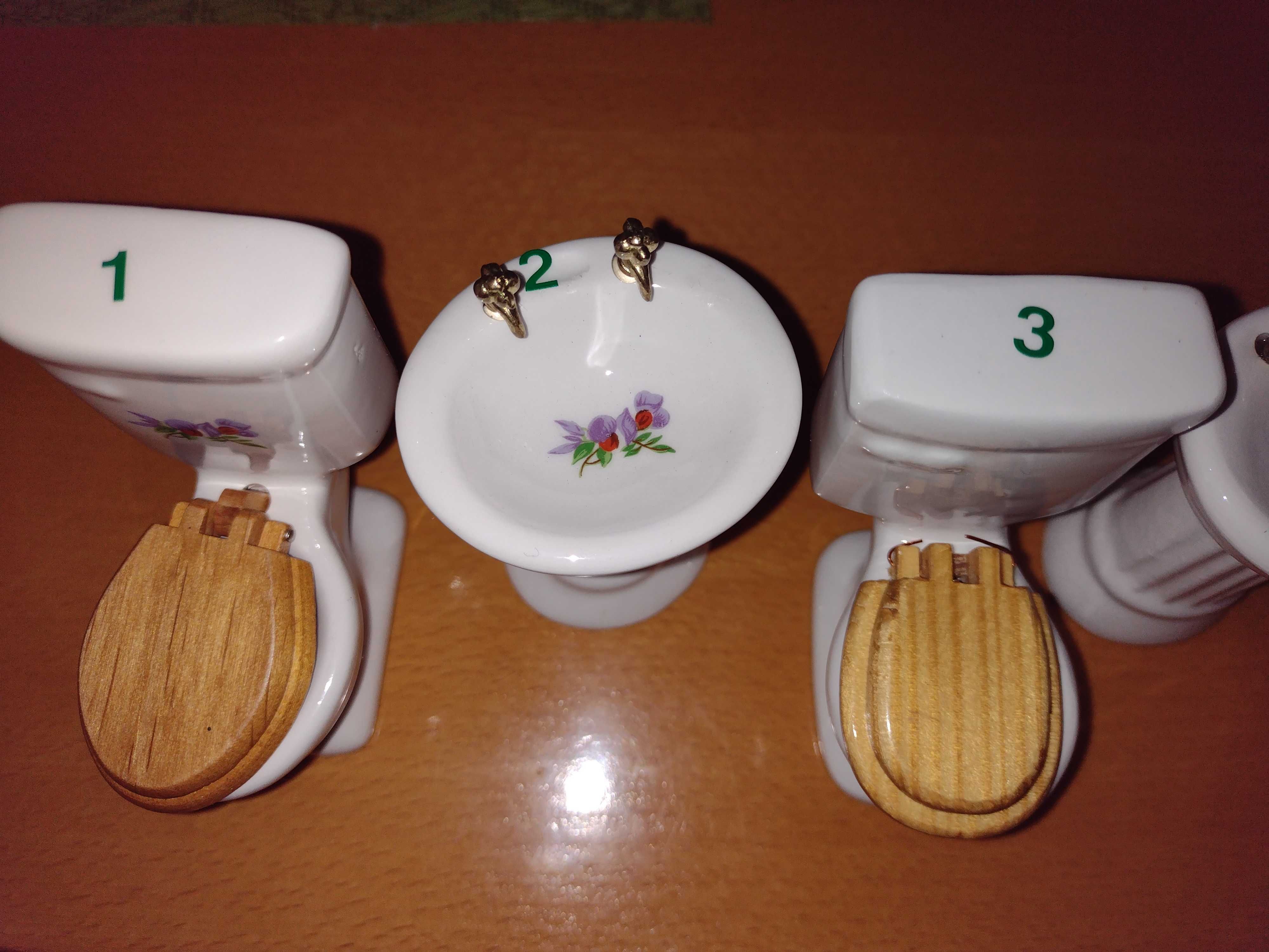 Ceramiczna armatura łazienkowa-miniaturowa