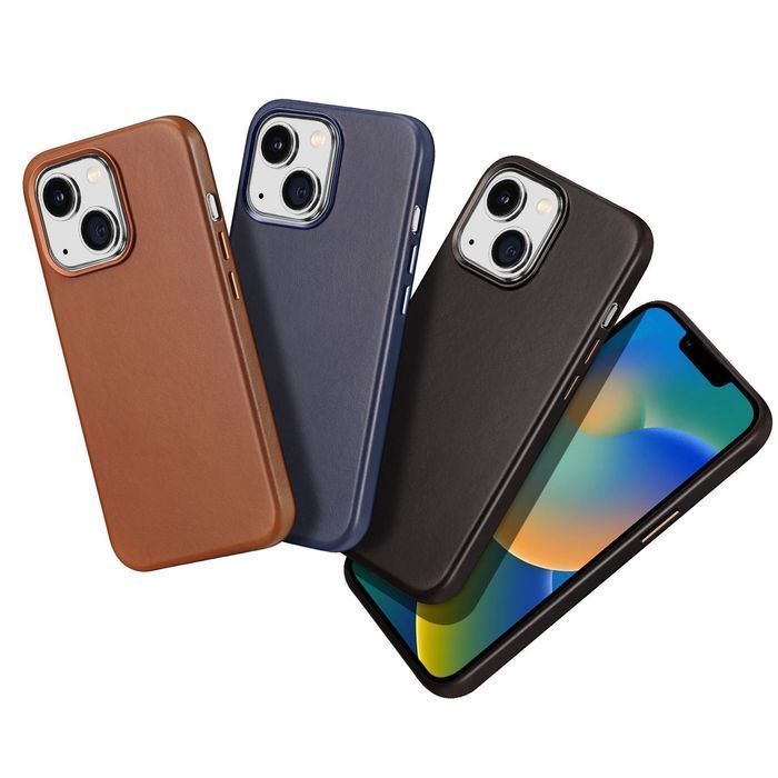 Dux Ducis Naples etui do iPhone 14 Plus z MagSafe ciemnobrązowy