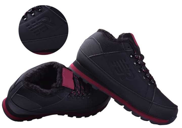 Buty Męskie Zimowe Ocieplane Styl NB czarne R Balance r.42 wys.24h