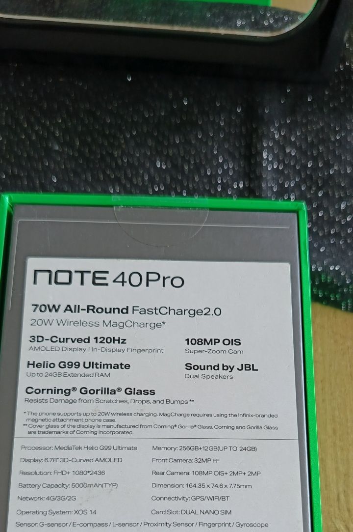 Smartfon infinix note 40 pro