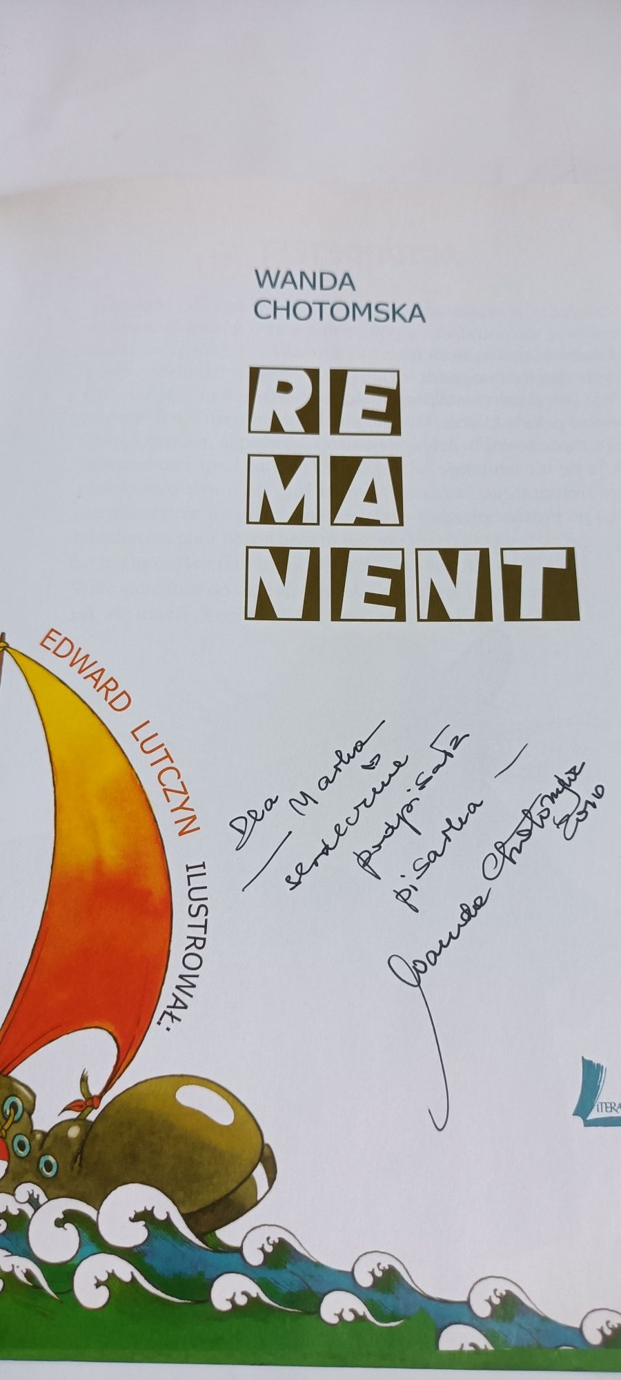 Remanent Wanda Chotomska książka z płytą CD