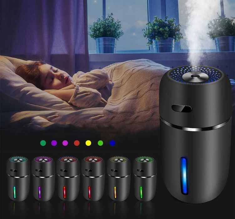 Nawilżacz Powietrza Do Samochodu Domu Ultradźwiękowy Zapachowy