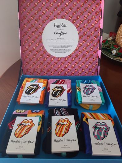 Meias Happy Socks - ROLLING STONES - edição limitada