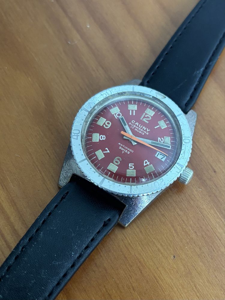 Relogio Cauny Submarine corda manual