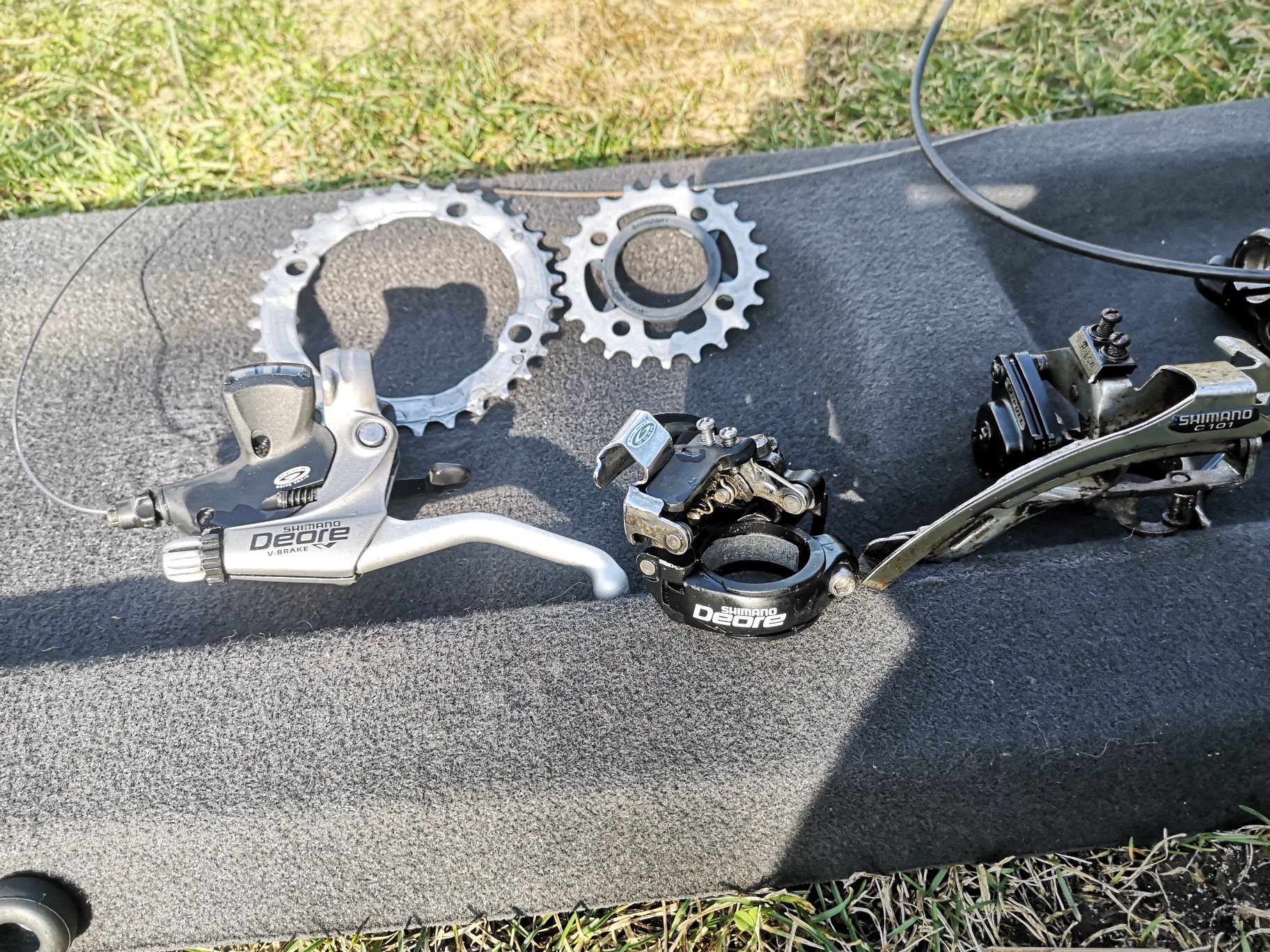 Osprzęt Shimano Deore klamkomanetka
