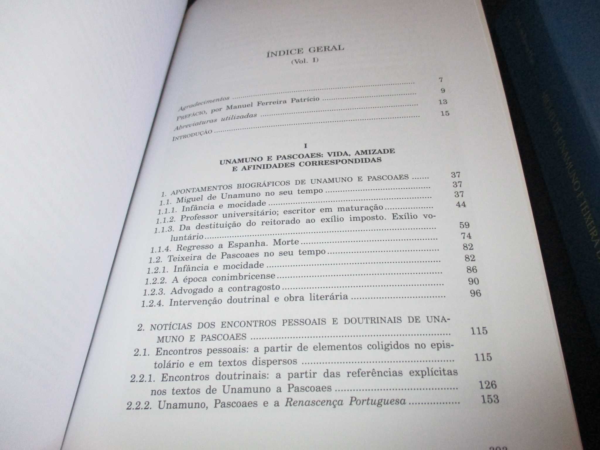 Livros Miguel de Unamuno e Teixeira de Pascoaes Temas Portugueses INCM
