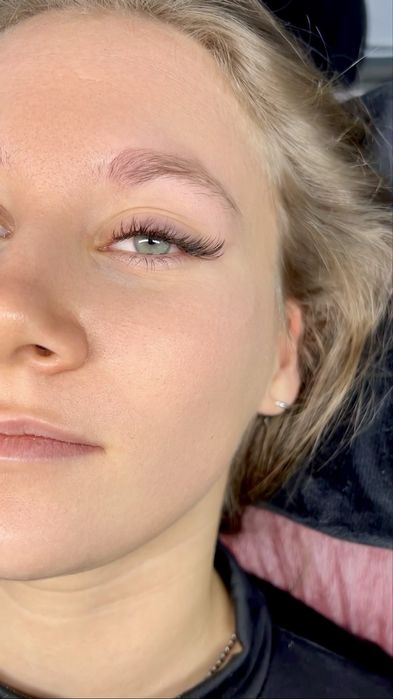 Ламінування, фарбування, корекція брів , нарощення вій