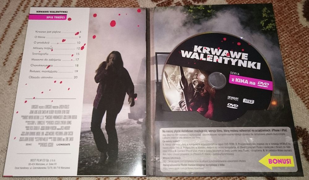 Patrick Lussier Krwawe Walentynki DVD + książeczka