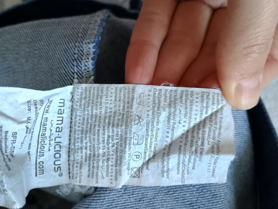 Spódnica ciążowa jeansowa mamalicious M