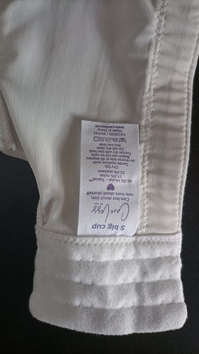 Miękki biustonosz dla karmiącej Care Less 75D