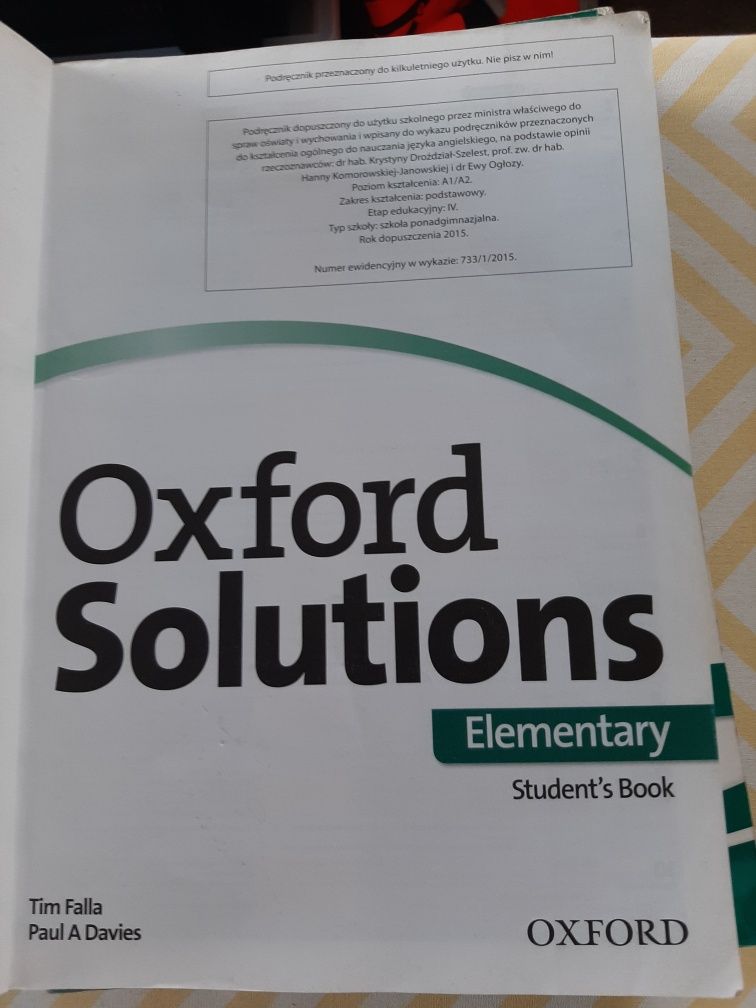 Oxford solutions