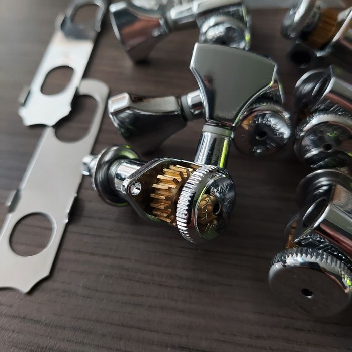 Кілки замкові Hipshot 3x3 open gear, хром locking tuners
