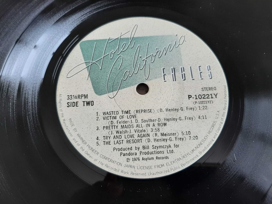 Eagles - Hotel California - Japão - Vinil LP