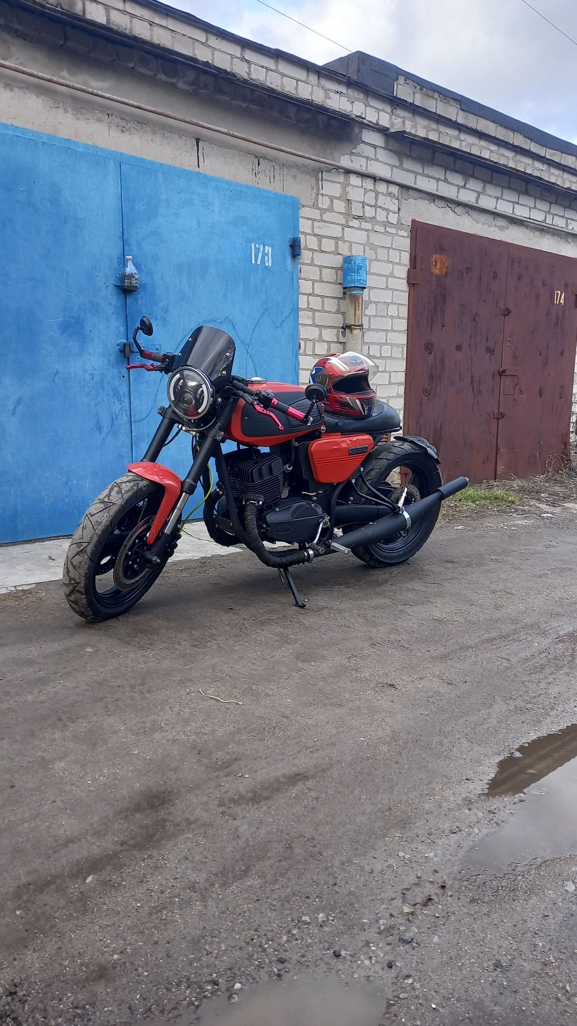 Ява 638 кастом Café racer