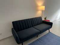 Sofa cama reclinavel azul