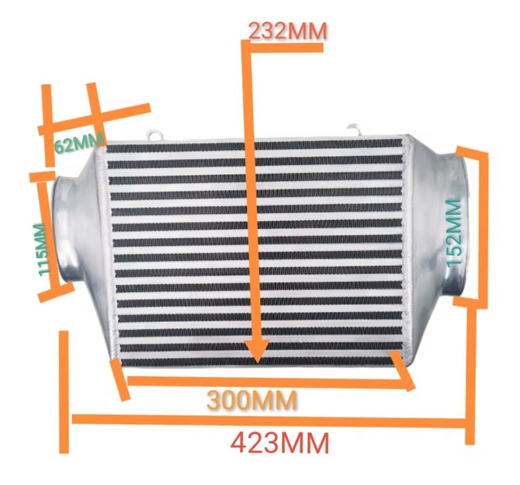 Intercooler alumínio mini r53 1.6