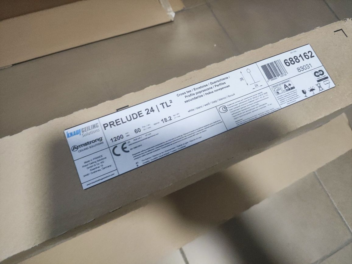 Armstrong profil PRELUDE 24 TL² 120 cm