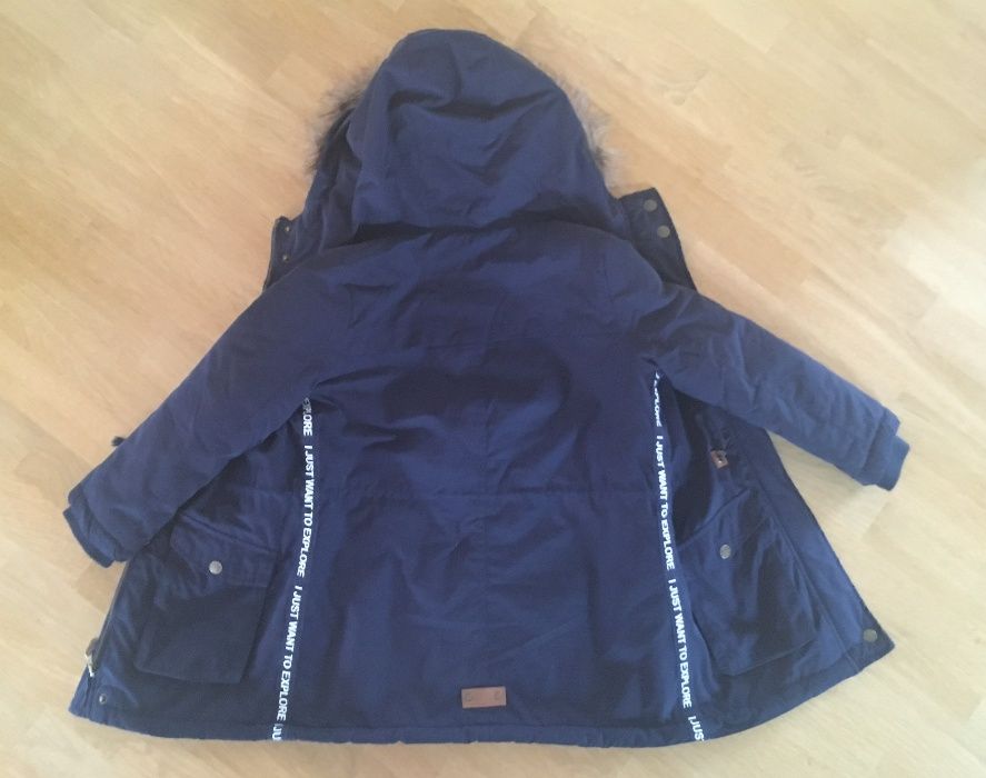 Zimowa kurteczka, parka f. Reserved roz. 122 dla dziewczynki
