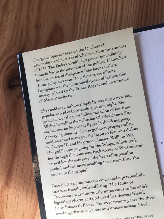 Georgiana Duchess of Devonshire - livro história Casa Real Inglesa