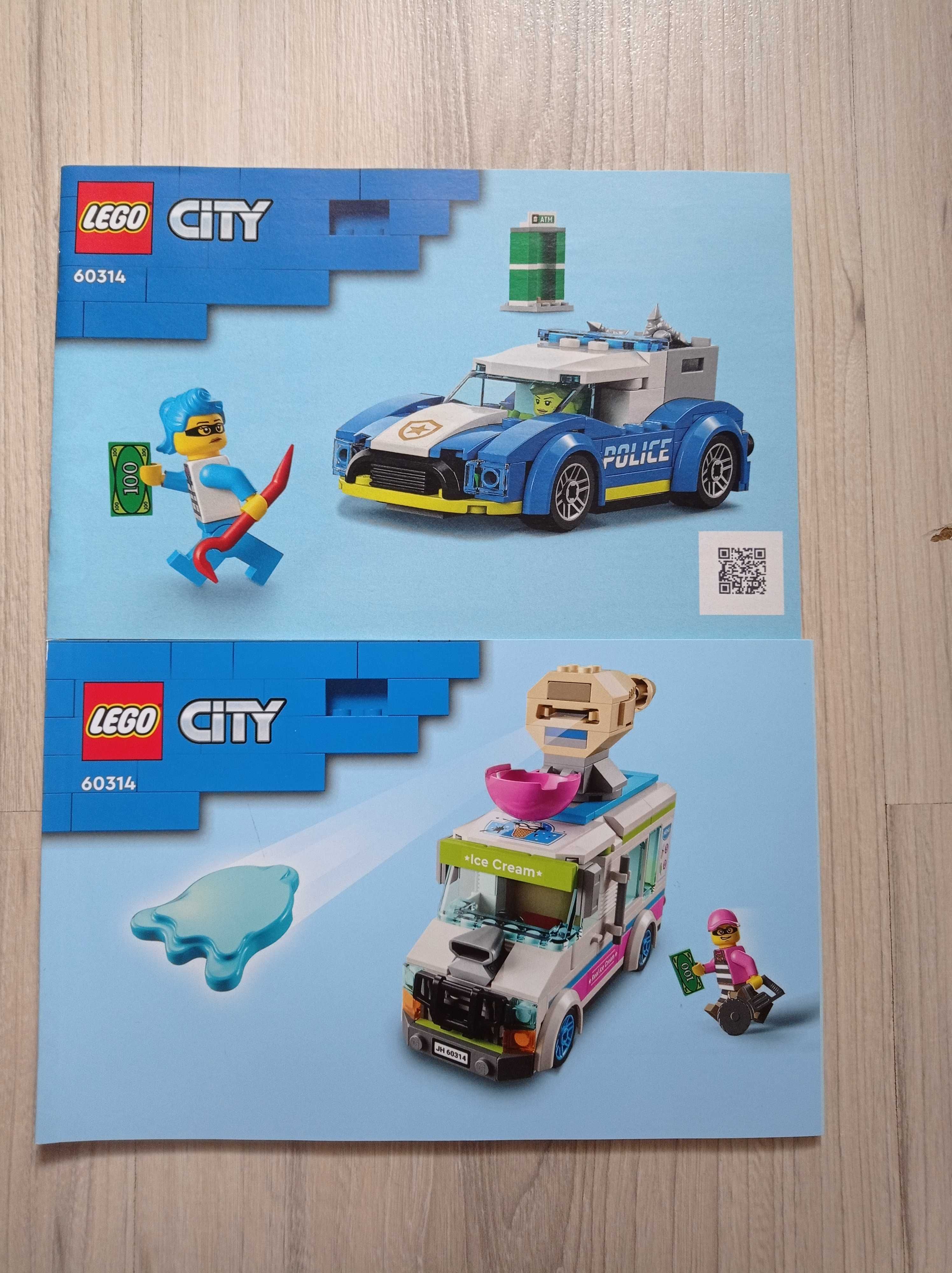 Lego City instrukcja 60314 Policyjny pościg, furgon z lodami