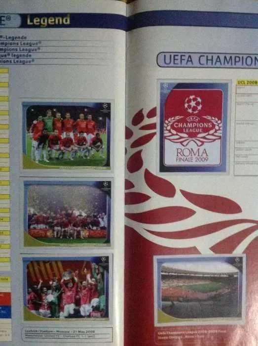 UEFA Champions League 2008/2009 album PANINI + naklejki