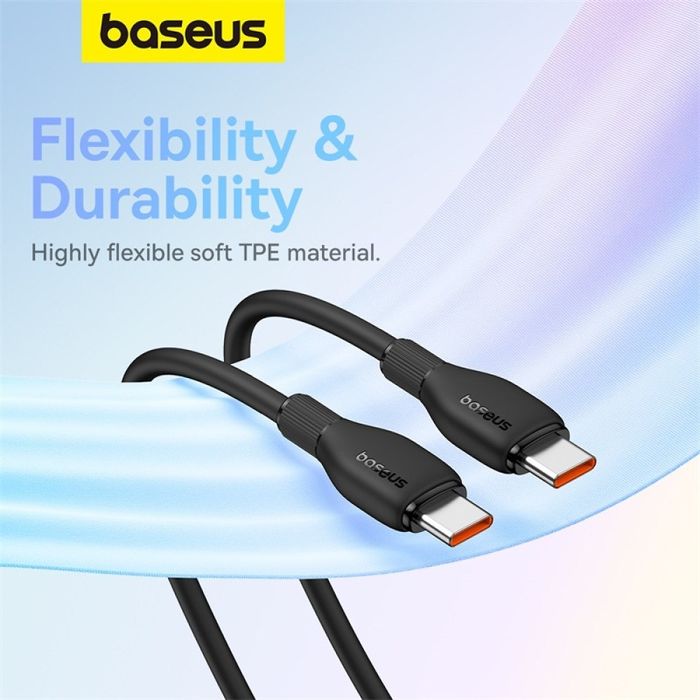 Кабель з чіпом Baseus 100W Type-C to Type-C 2 Метра USB-C