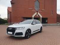Auto do Ślubu Białe AUDI Q7