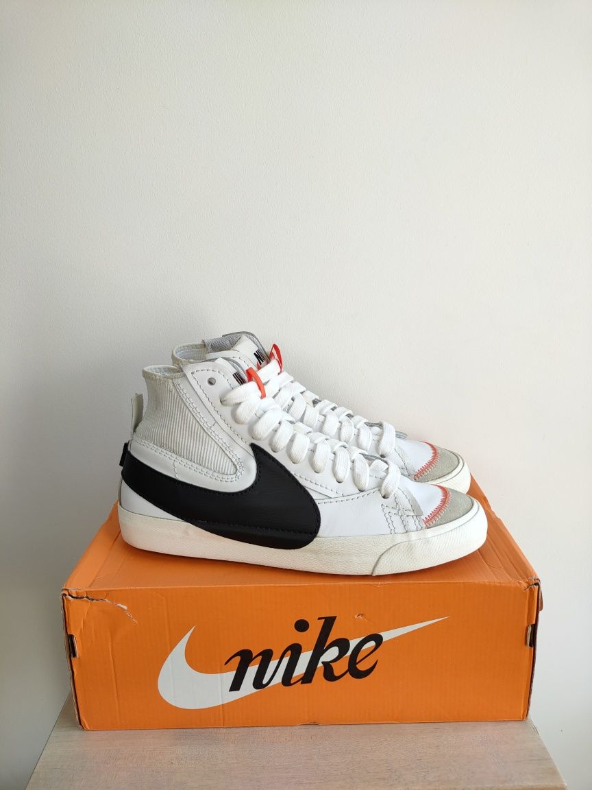 Sneakersy trampki tenisówki białe męskie Nike Blazer MID '77 Jumbo roz