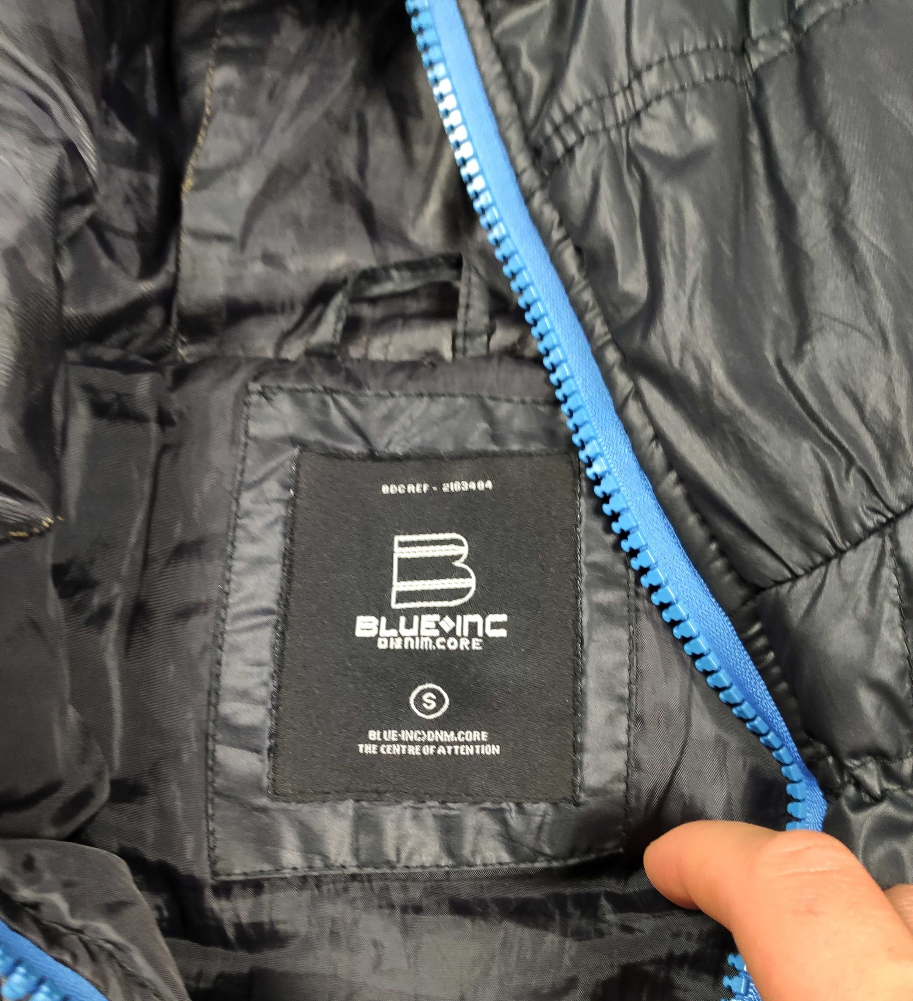 Kamizelka Blue Inc puchowa zimowa bezrękawnik męska r. S