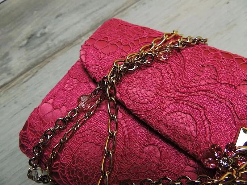 Dolce Gabbana Borsa Da Sera In Pizzo Wieczorowa Kopertówka Premium