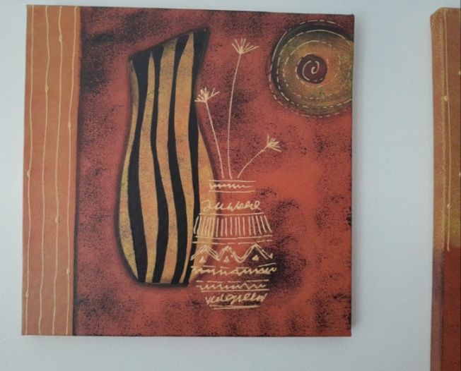 Conjunto de 4 telas de parede