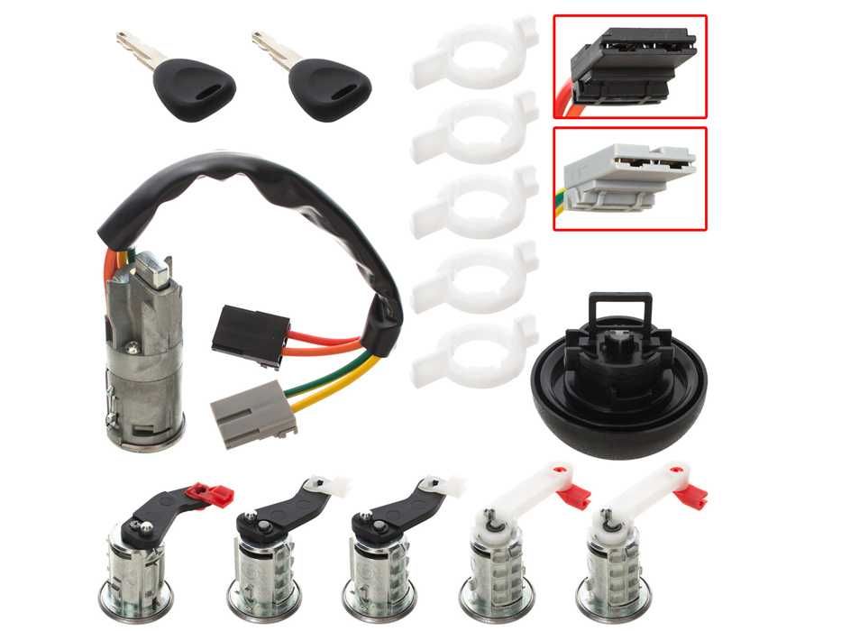 Canhões Portas Ignição Dep + Chaves Renault Master Opel Movano (NOVO)