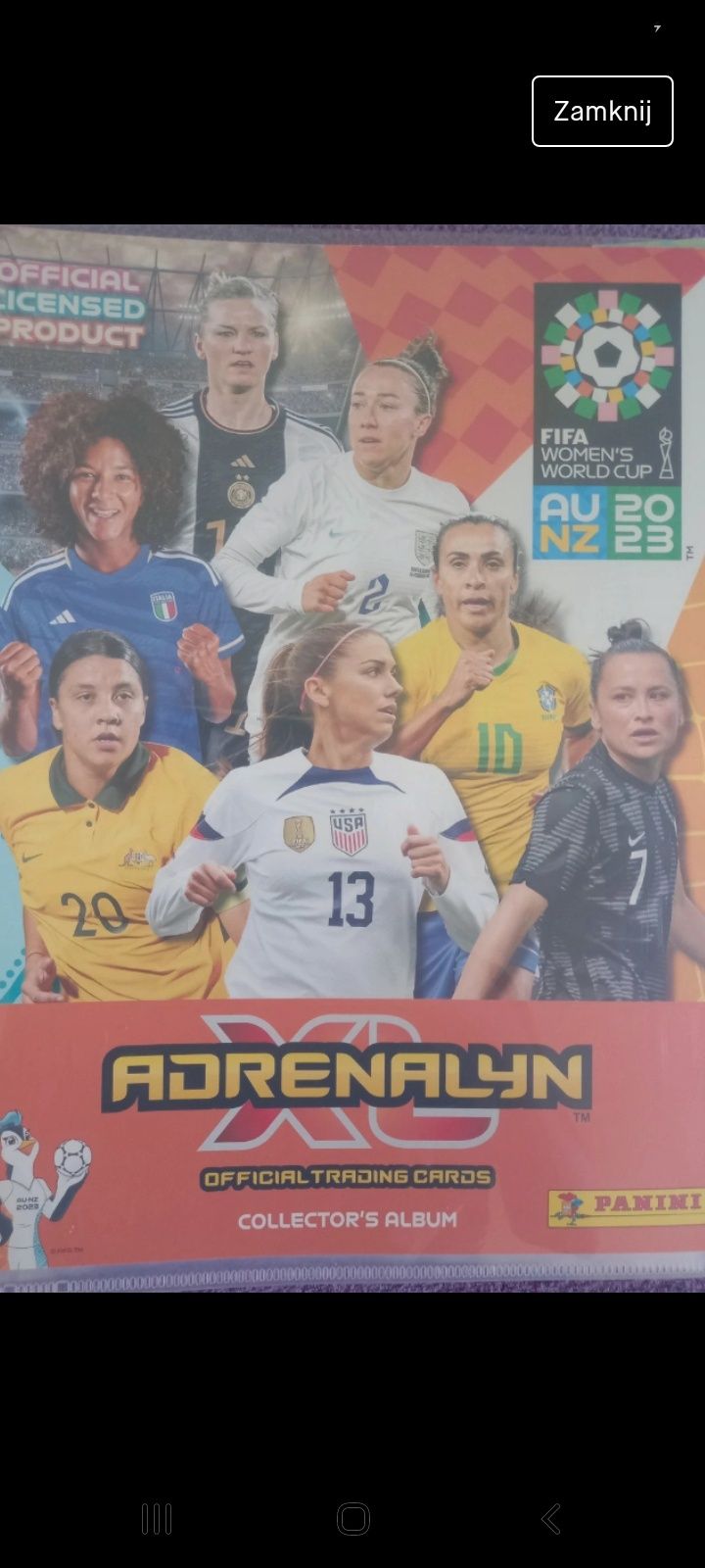 Panini karty FIFA Women's World Cup 2023