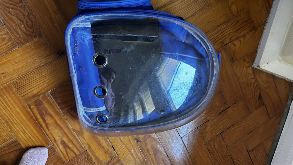 Mochila transportadora de gatos ou cães (pequeno porte)