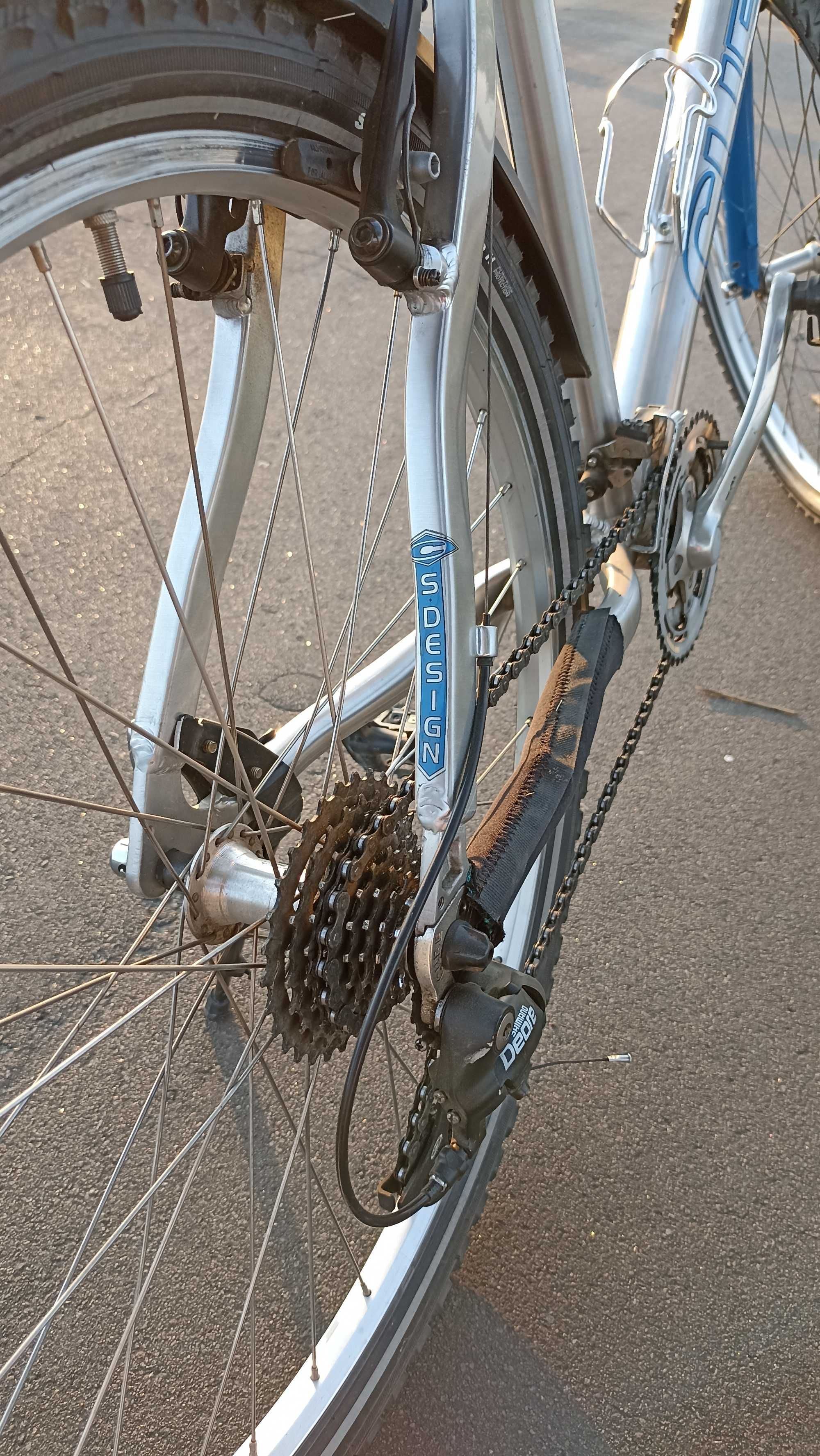 Велосипед CUBE алюминиевая рама
