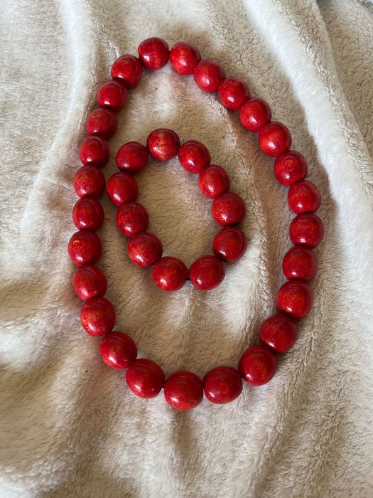 Czerwone korale Folk góralskie